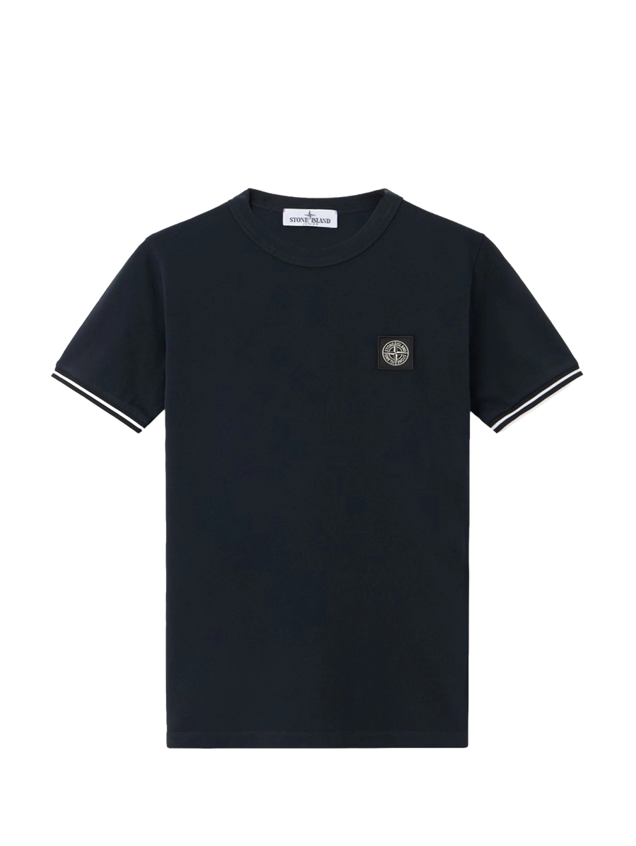 Stone Island T-Shirt With Compass Patch in Navy Blue