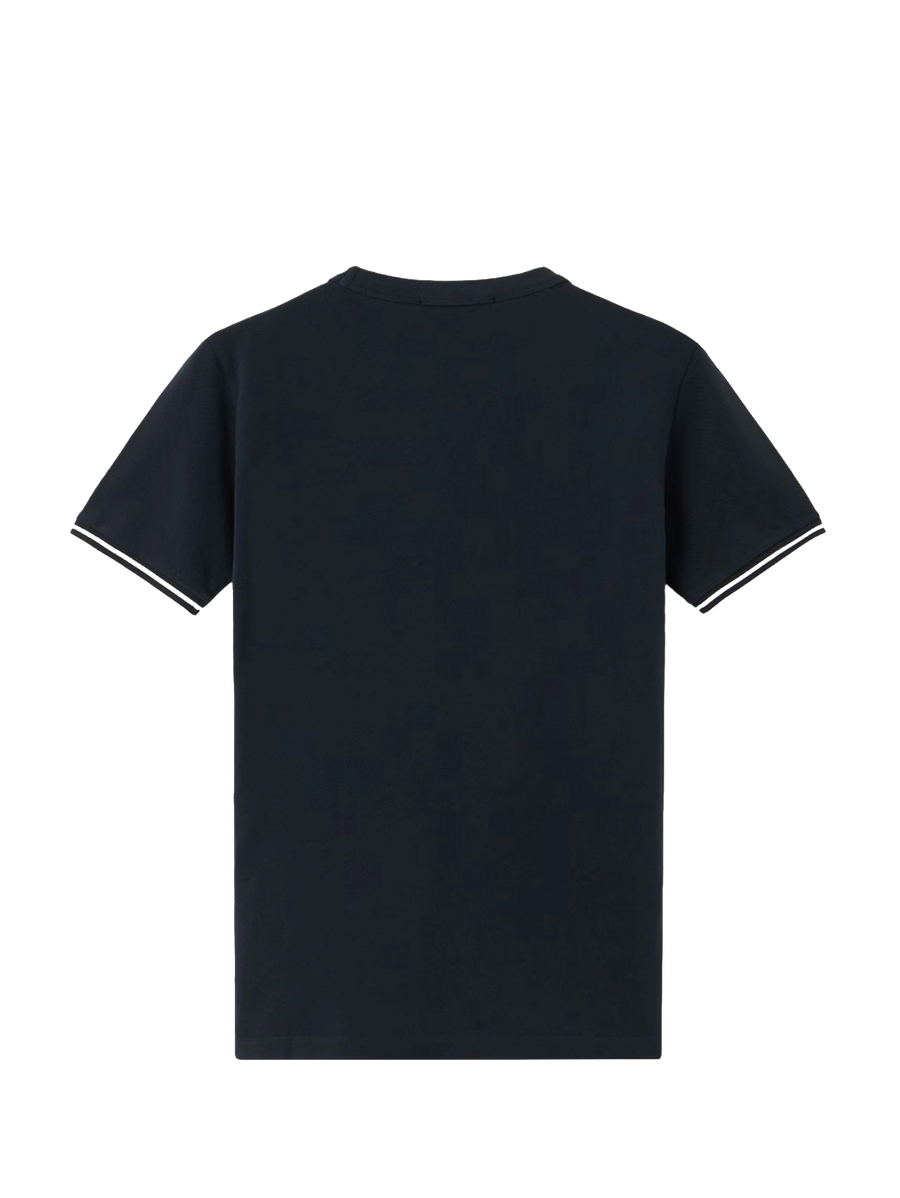 Stone Island T-Shirt With Compass Patch in Navy Blue