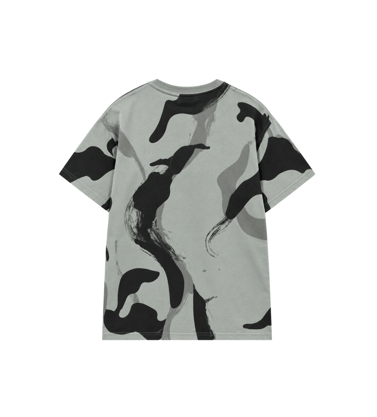 Kids Lichtblauw T-shirt met camouflageprint