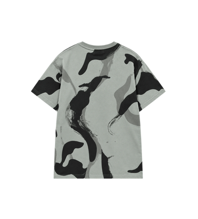 Kids Lichtblauw T-shirt met camouflageprint
