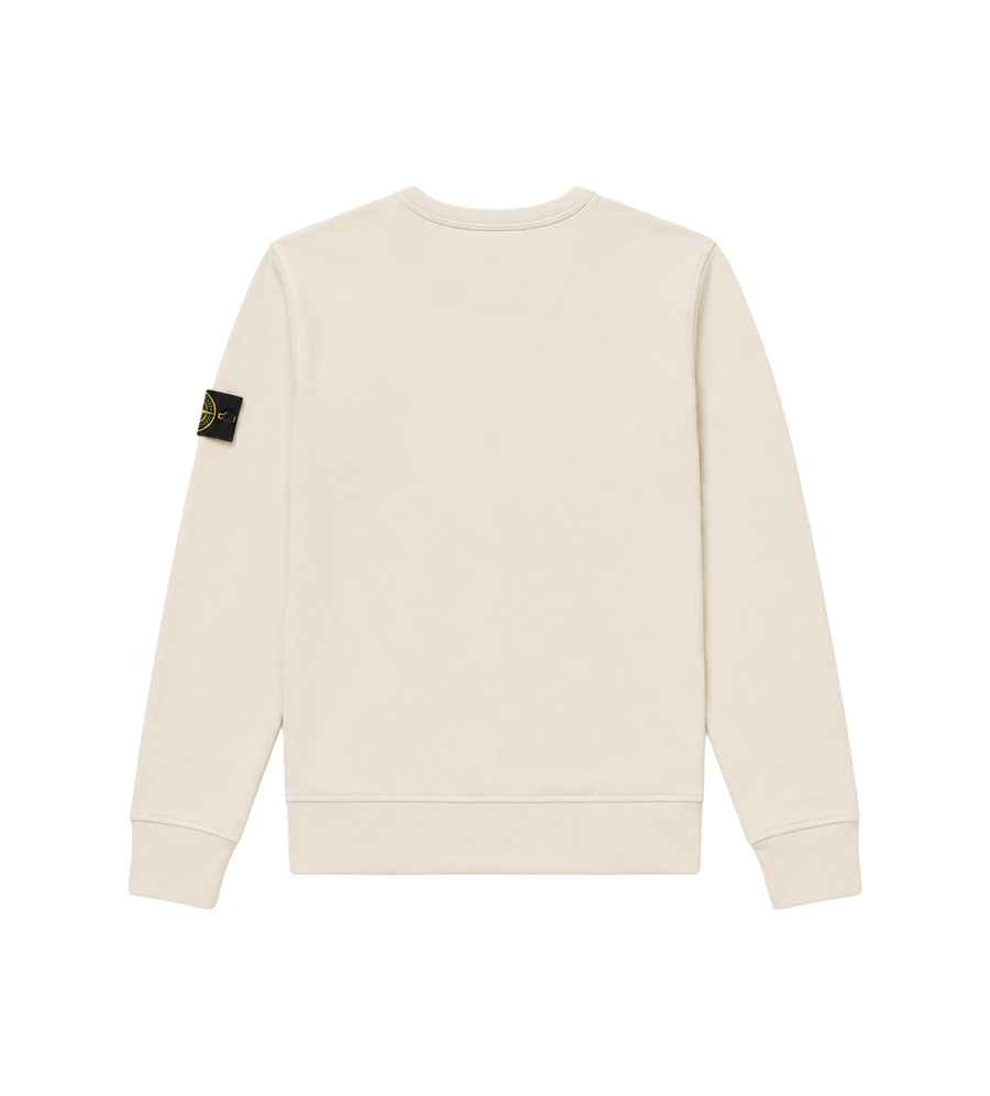 Stone Island Junior Compass Badge Sweatshirt in Beige