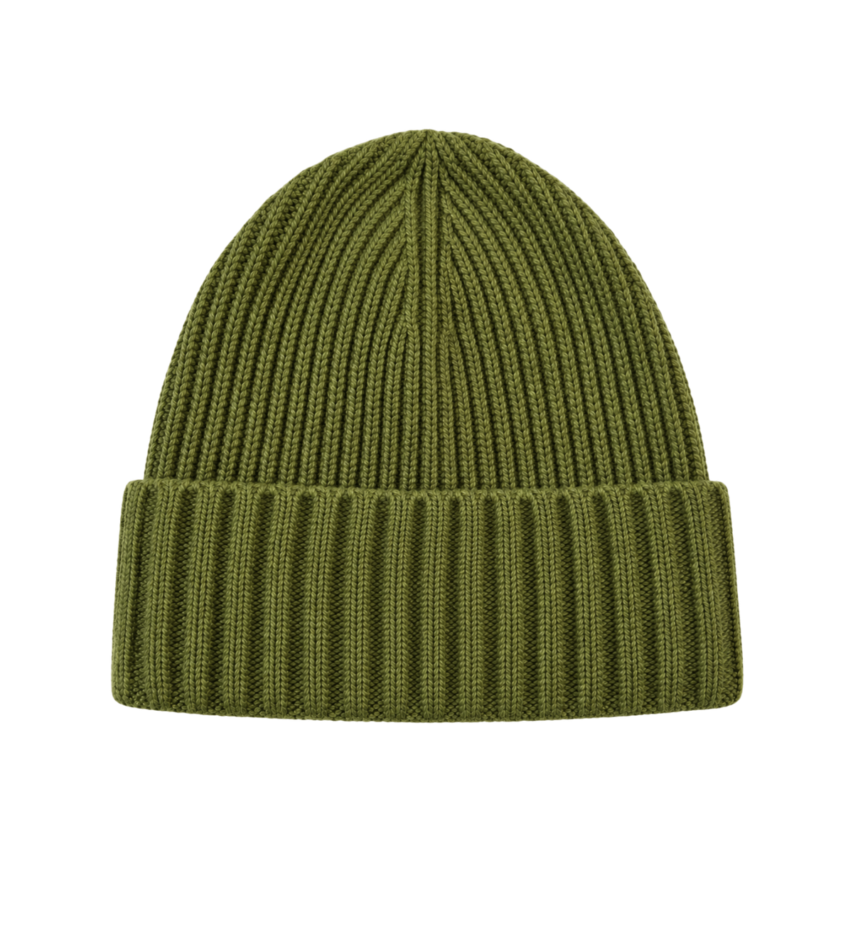 Kids Full Rib RWS Wool Beanie Military Green