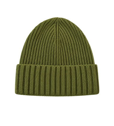 Kids Full Rib RWS Wool Beanie Military Green