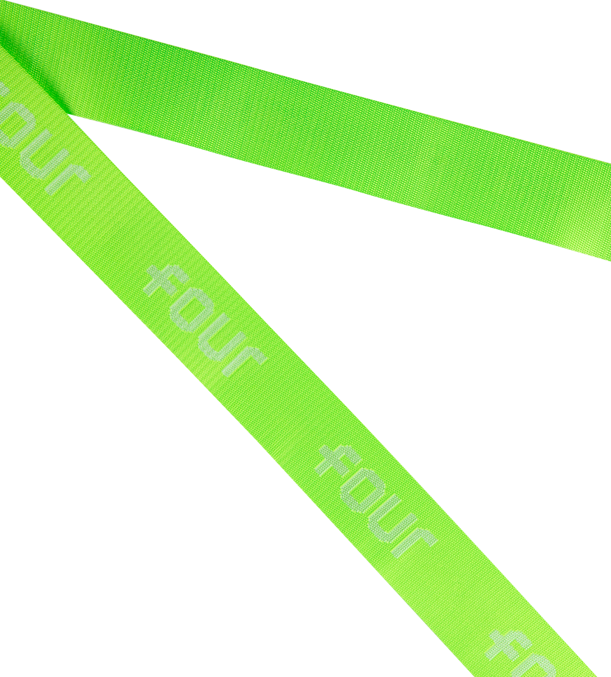 FOUR Logoband neon limoengroen