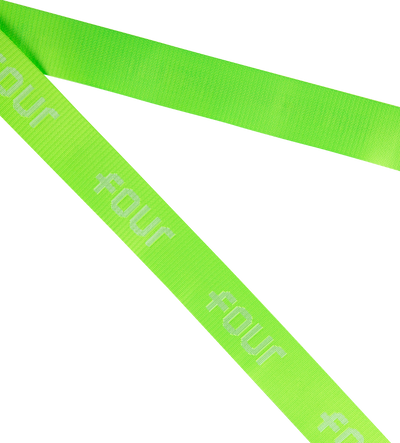 FOUR Logoband neon limoengroen