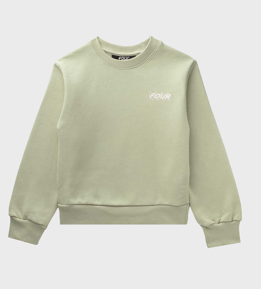 Circles Crewneck Sea Foam