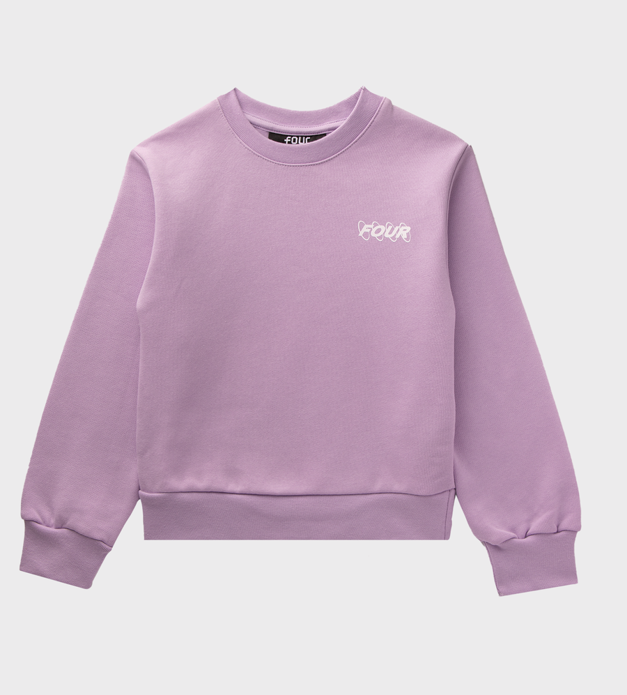 Circles Crewneck Pastel Lilac
