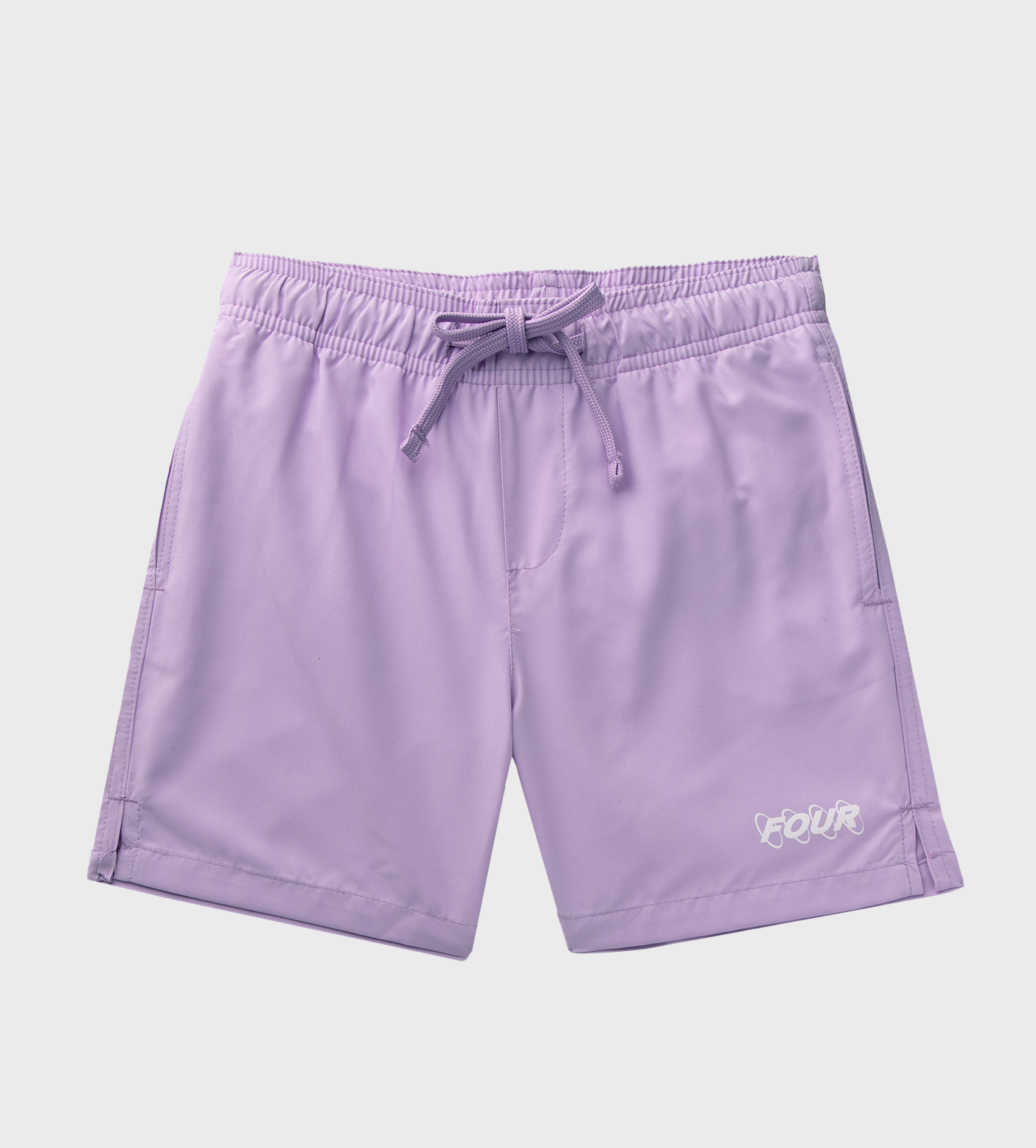 Circles Logo Swim Shorts Pastel Lilac – FOUR Kids