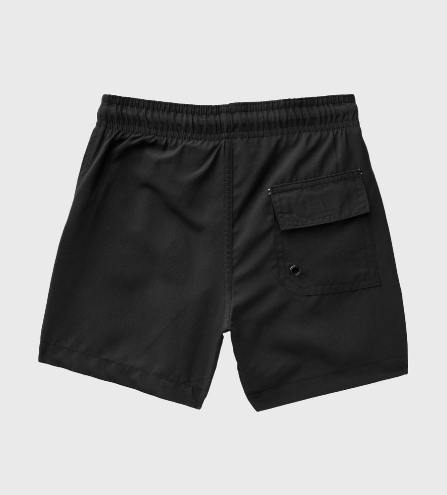 Circles Logo Swim Shorts Black/ White