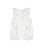 Baby Embroidered Jumpsuit in White