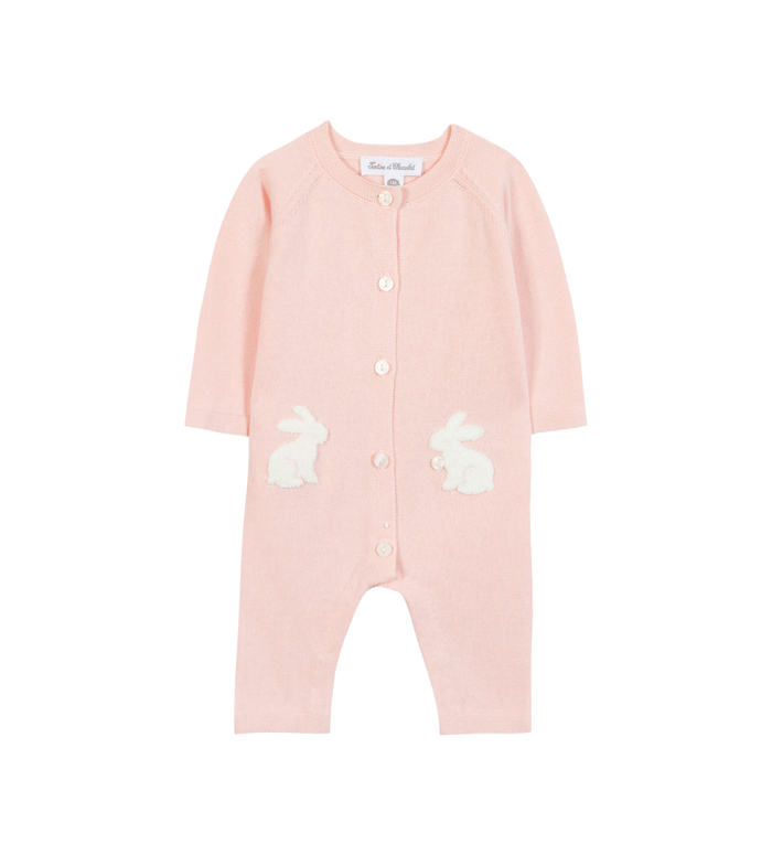 Baby Geborduurd Baby Slaappakje in roze