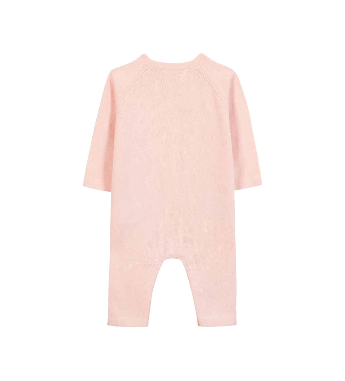 Baby Embroidered Baby Sleepsuit in Pink
