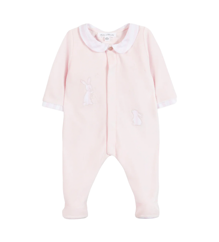 Baby Pyjamas - Pale Pink