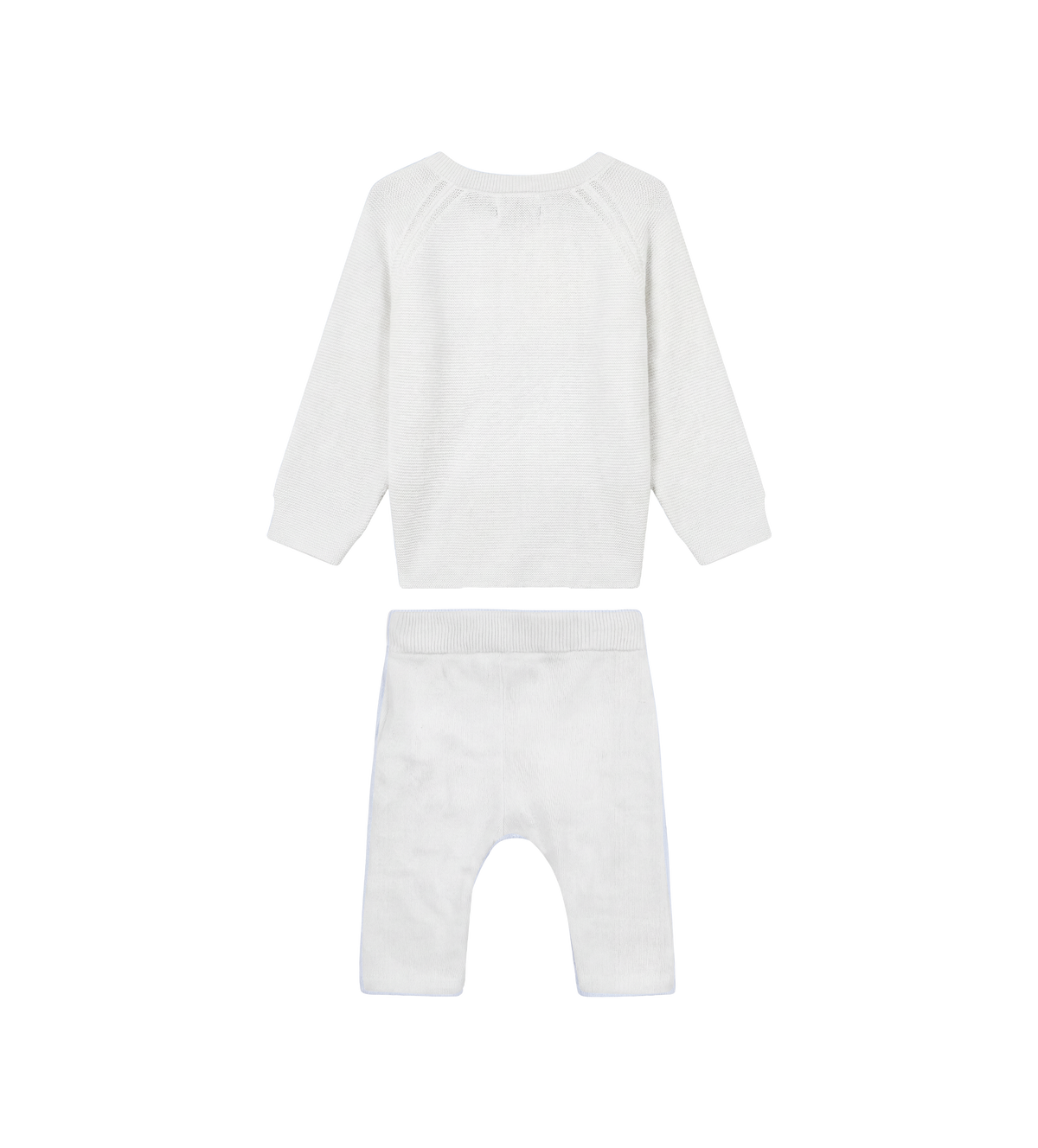 Baby Rabbit Embroidered Baby Set in White
