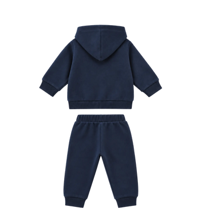 Blauw trainingspak met logo
