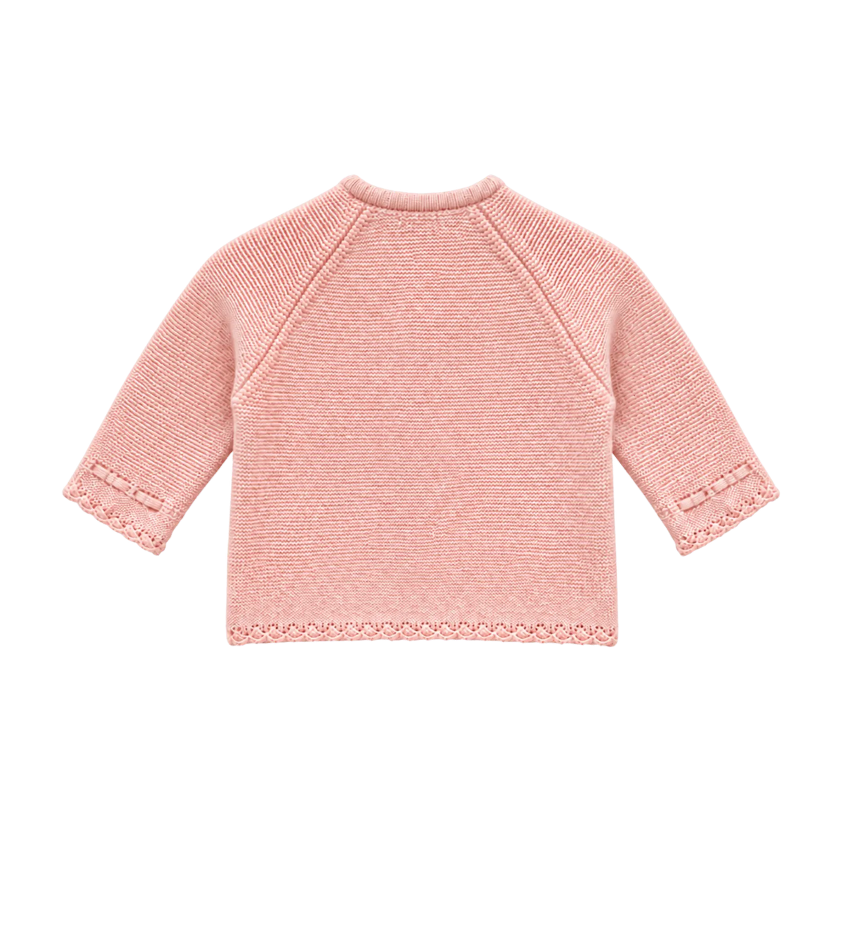 Logo-Plaque Cardigan in pink