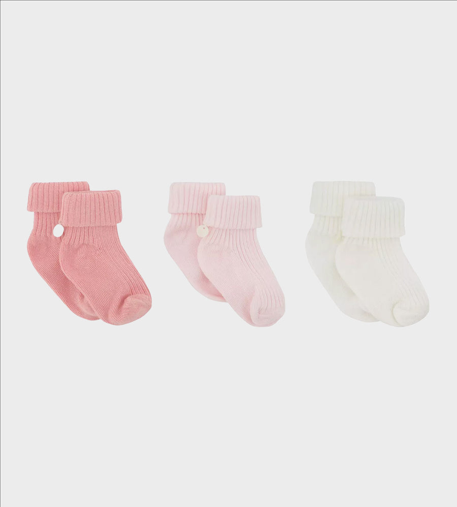 3-Pack Kit Socks Pink