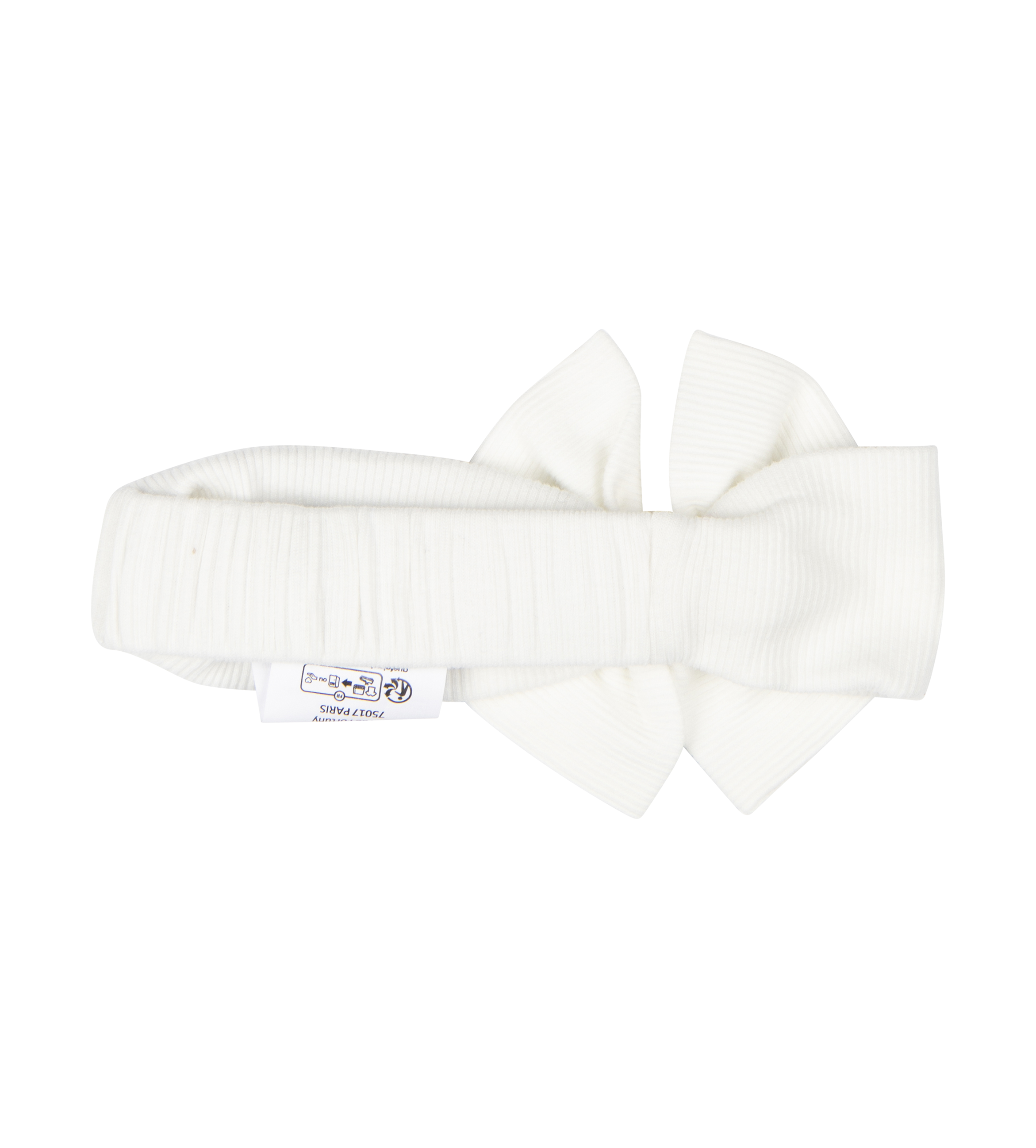 Tartine et Chocolat Bow Detail Headband in White (Baby)