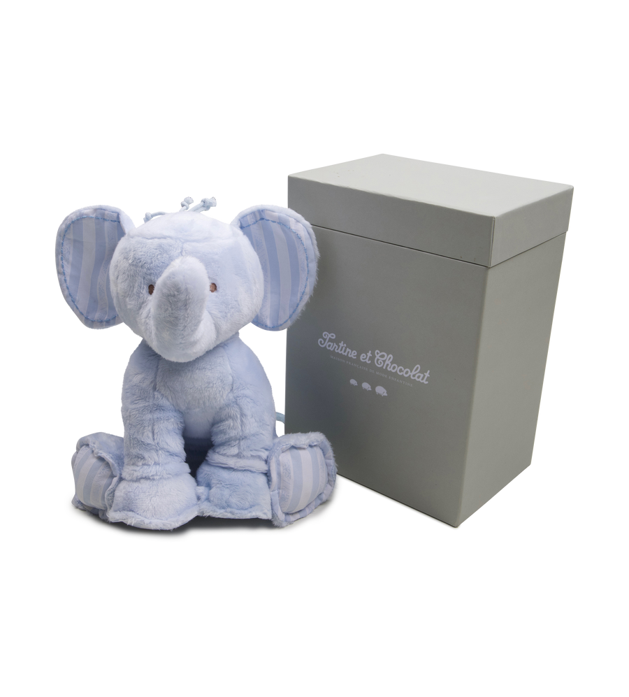Tartine et Chocolat Ferdinand the Elephant in Bleu Ciel