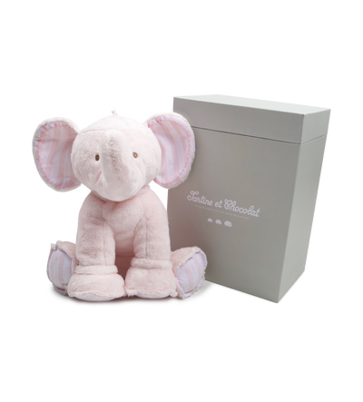 Tartine et Chocolat Ferdinand the Elephant in Pale Rose