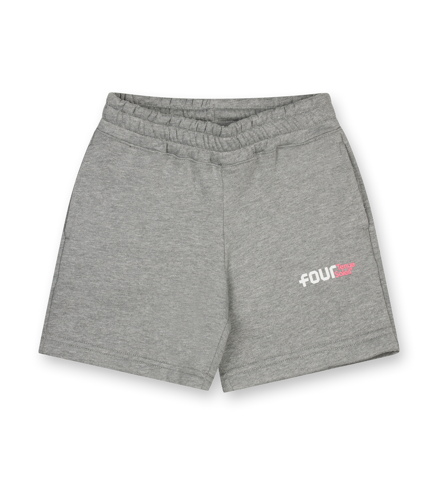 Tenue Soleil Shorts Grey Melange/ Neon Pink