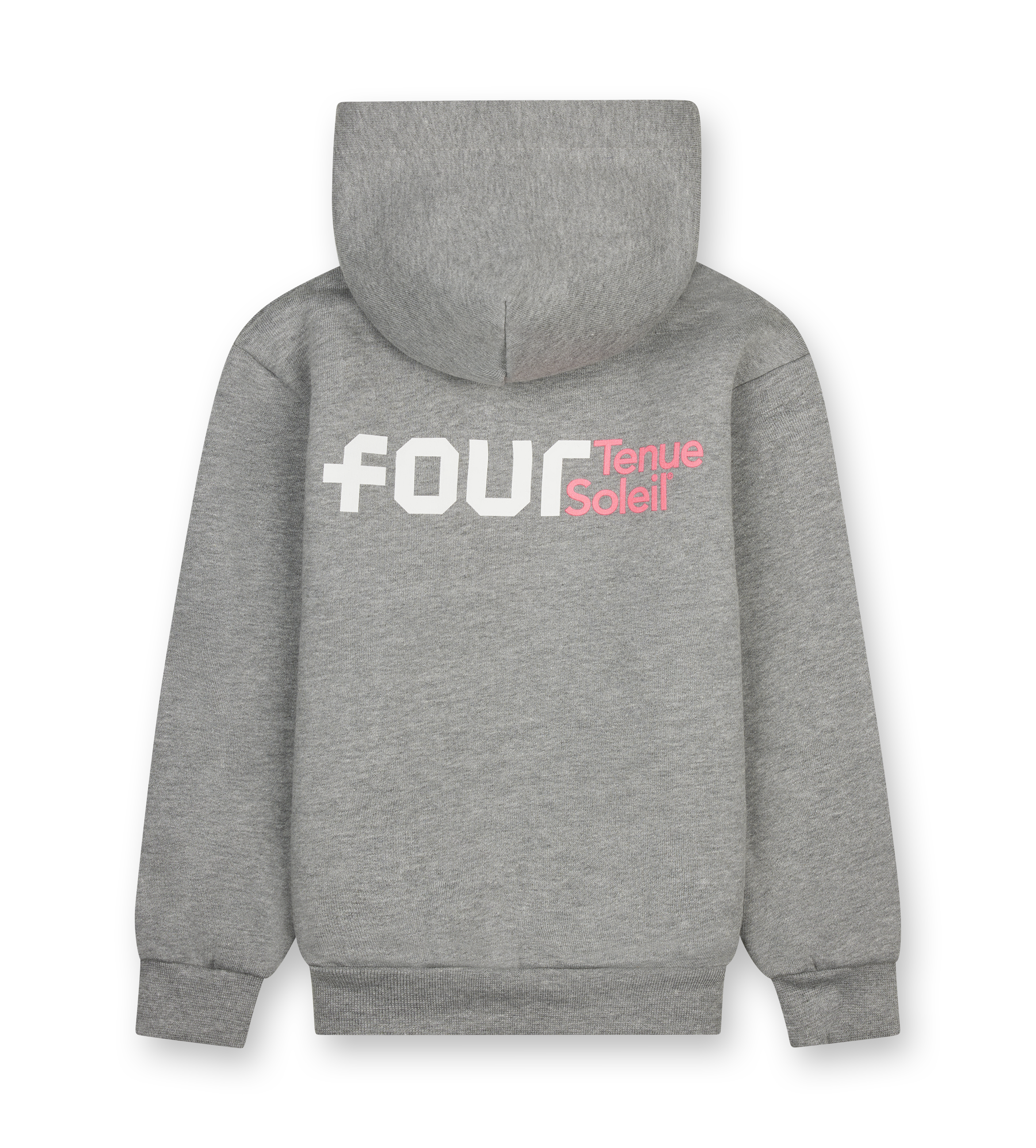 Tenue Soleil Hoodie Grey Melange/ Neon Pink