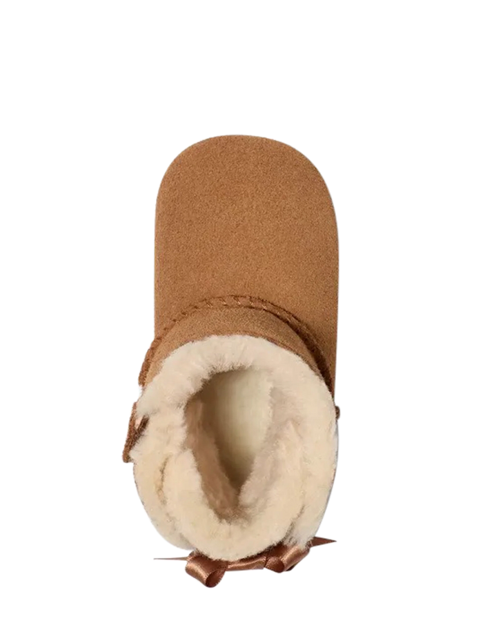 Baby Bailey Bow Boot in Chestnut