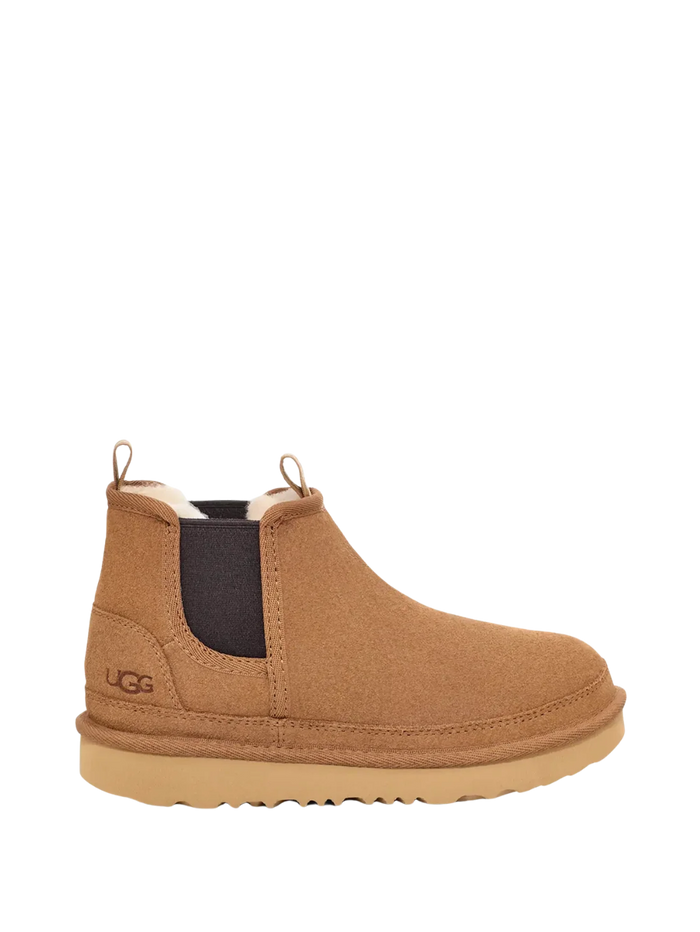 Kids Neumel Chelsea Boot in Chestnut