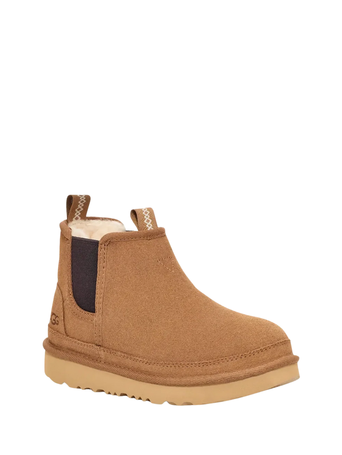 Kids Neumel Chelsea Boot in Chestnut