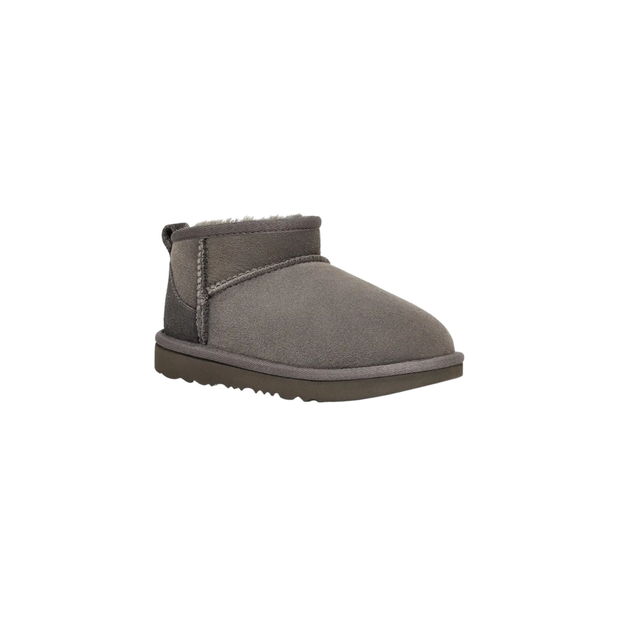 UGG Classic Ultra Mini Kids Boot in Grey (GS)