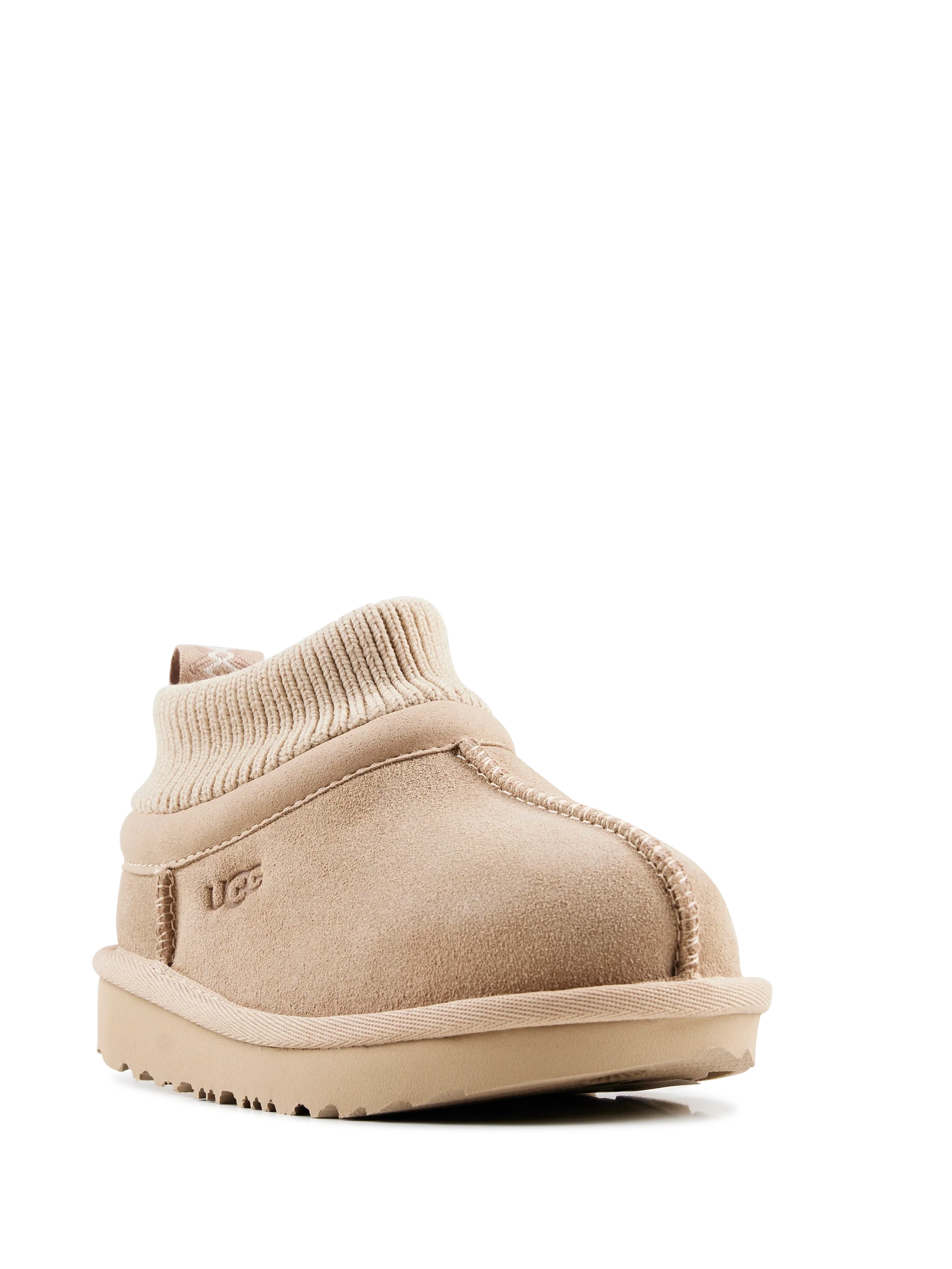 UGG Klassieke Ultra Mini Stretch-manchetlaars in klassiek kastanje (TD)