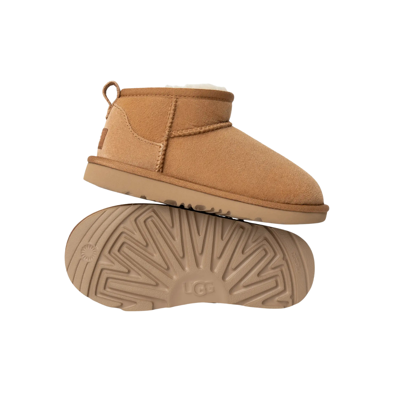 UGG Kids Classic Ultra Mini Boot in Chestnut (GS)