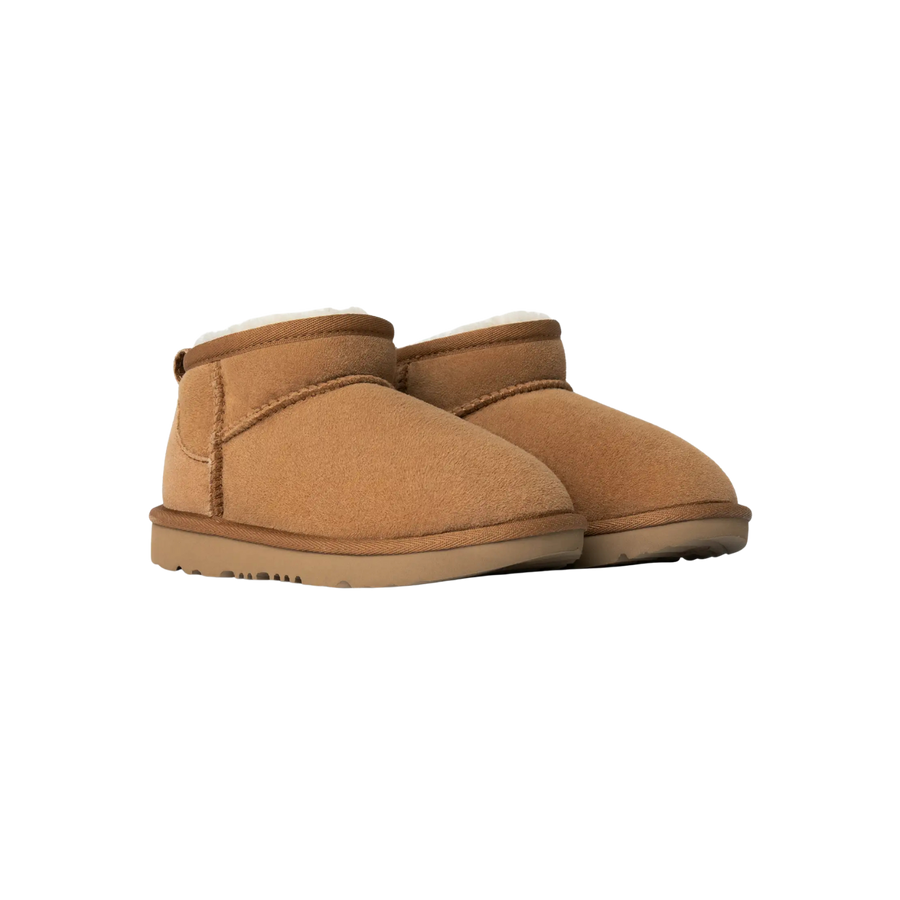 UGG Kids Classic Ultra Mini Boot in Chestnut (GS)