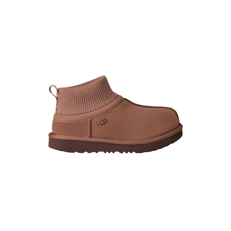 UGG Kids Classic Ultra Mini Stretch Cuff in Rocky Oak (GS)