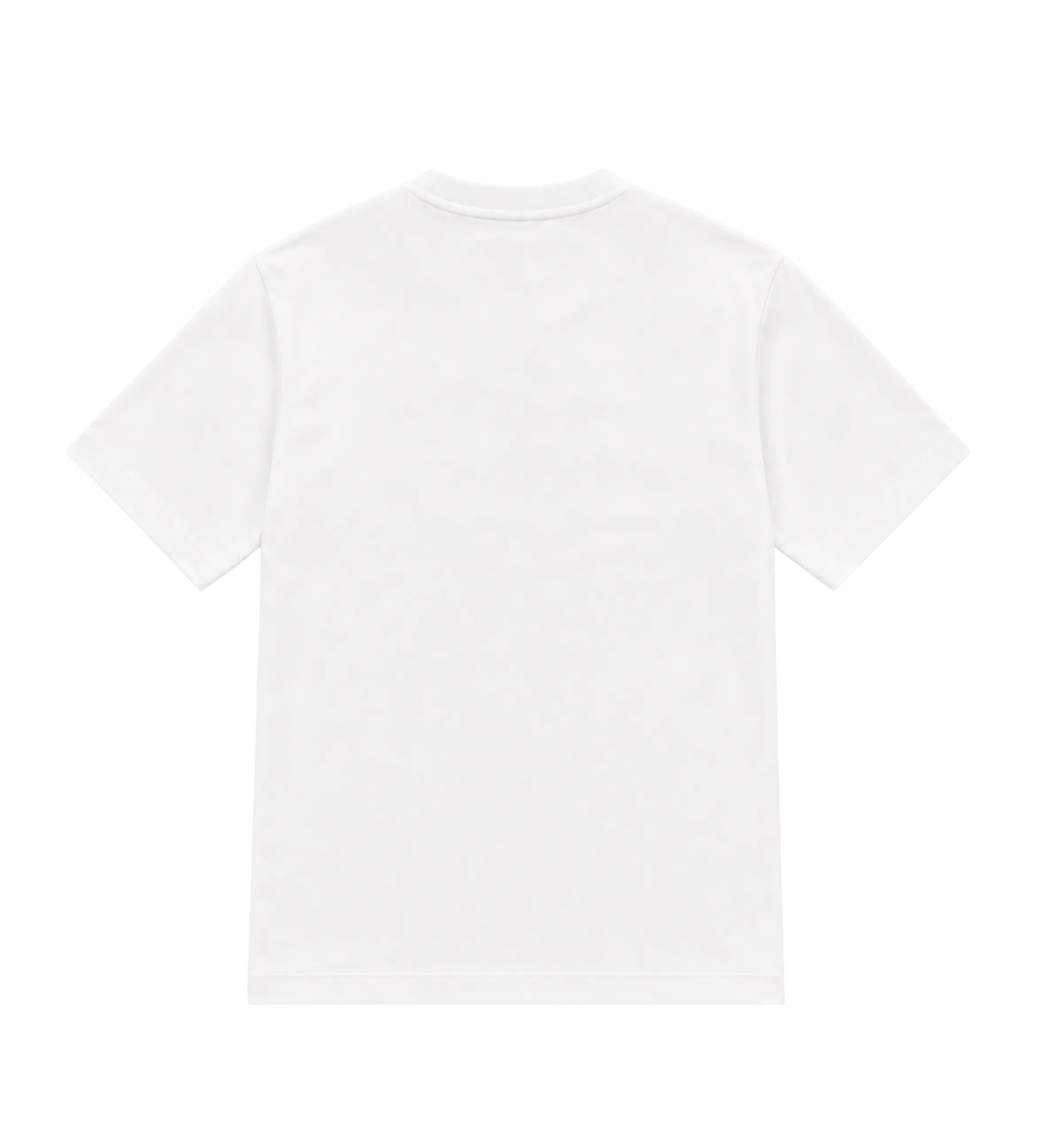 Baby Logo Embroidered Cotton T-Shirt White