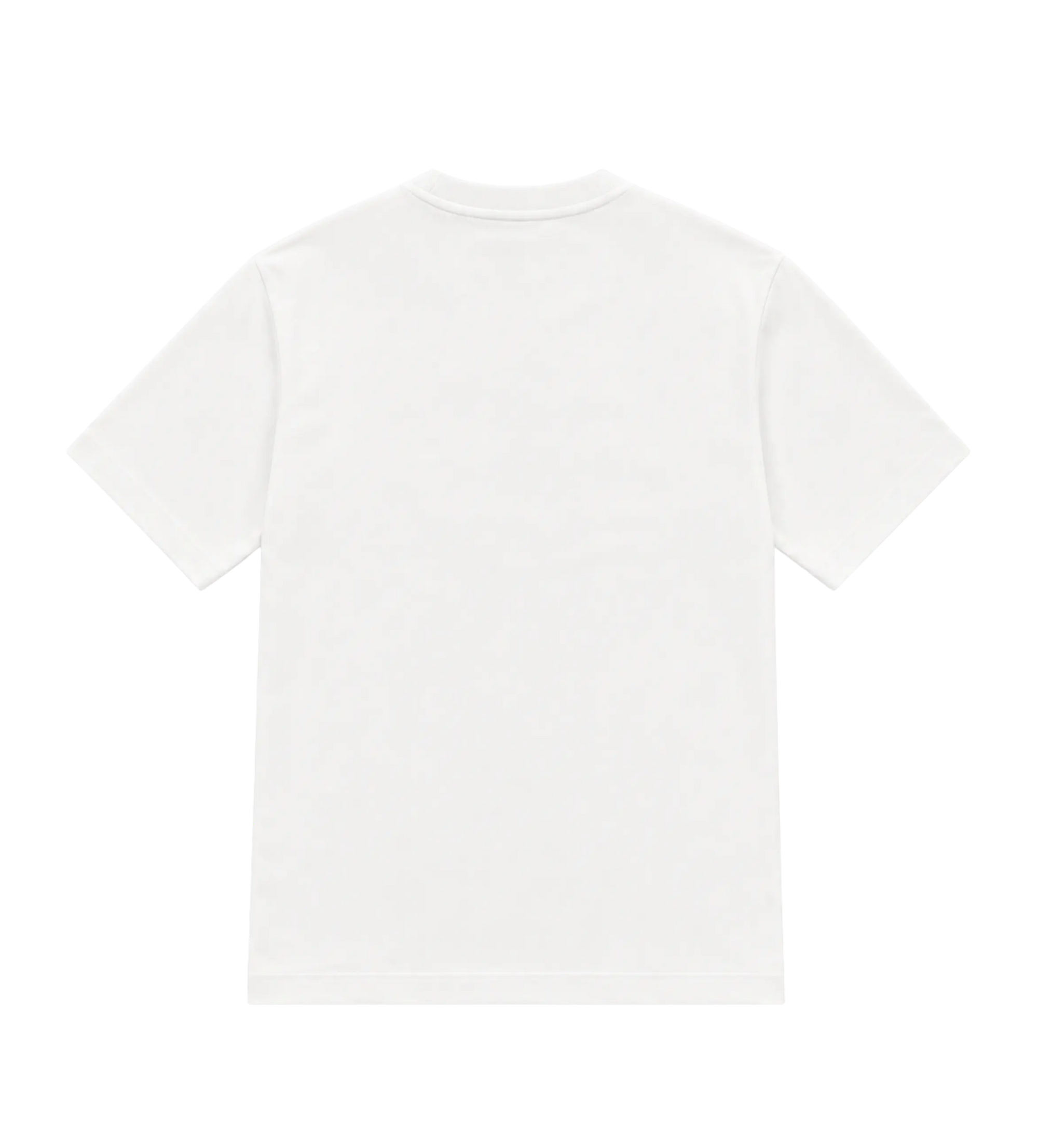 Baby Logo geborduurd katoenen T-shirt wit
