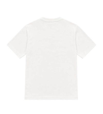 Baby Logo geborduurd katoenen T-shirt wit