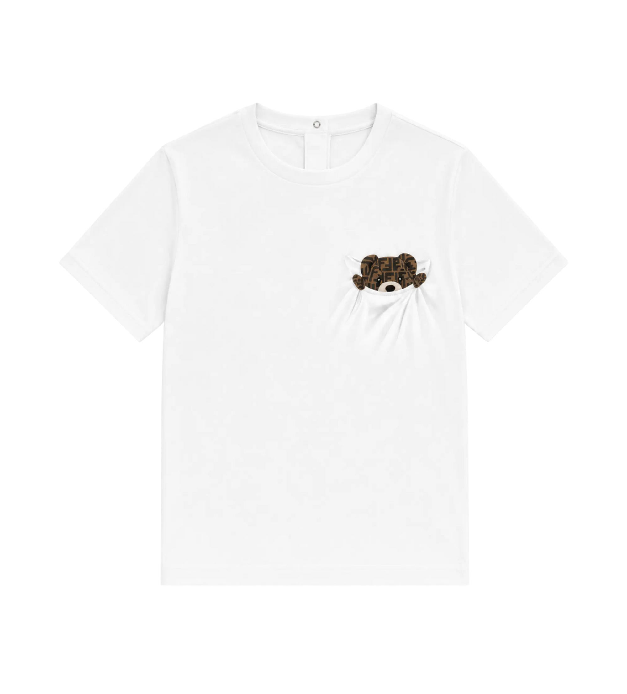 Baby FF Teddybeer T-shirt Wit