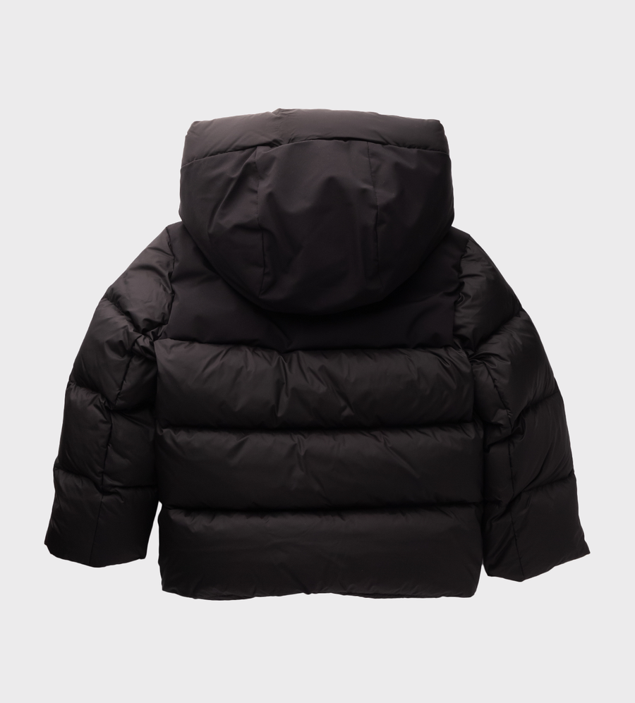 Padded Zip-Up Jacket Black