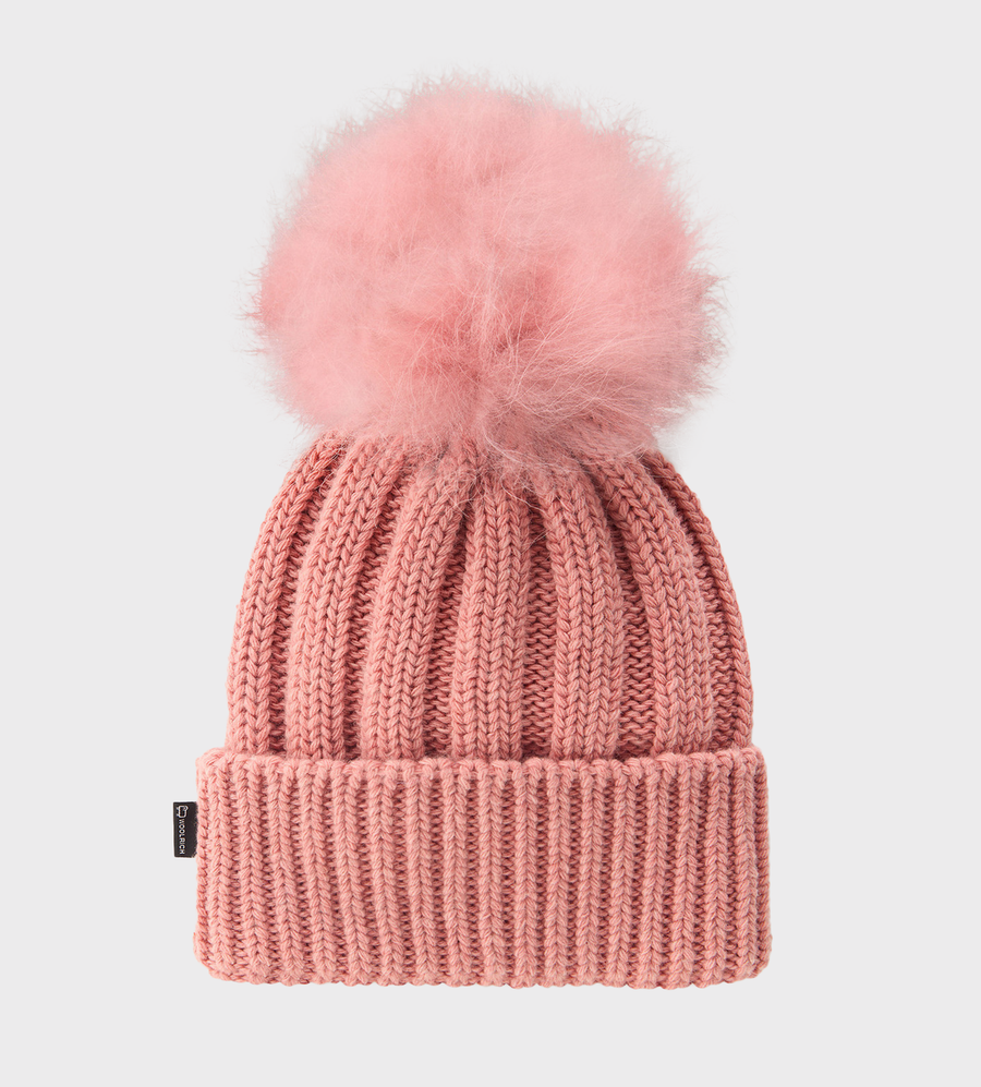 Pompom Beanie Rose