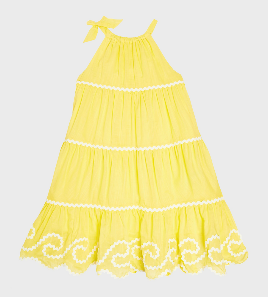 Halter Dress Yellow