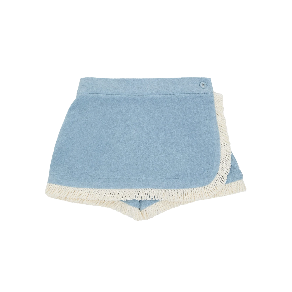 Zimmermann Awaken Terry Skort in Light Blue (Kids)