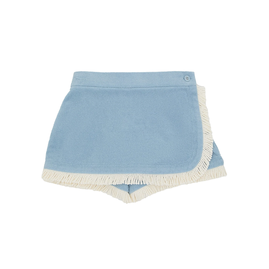 Zimmermann Awaken Terry Skort in Light Blue (Kids)