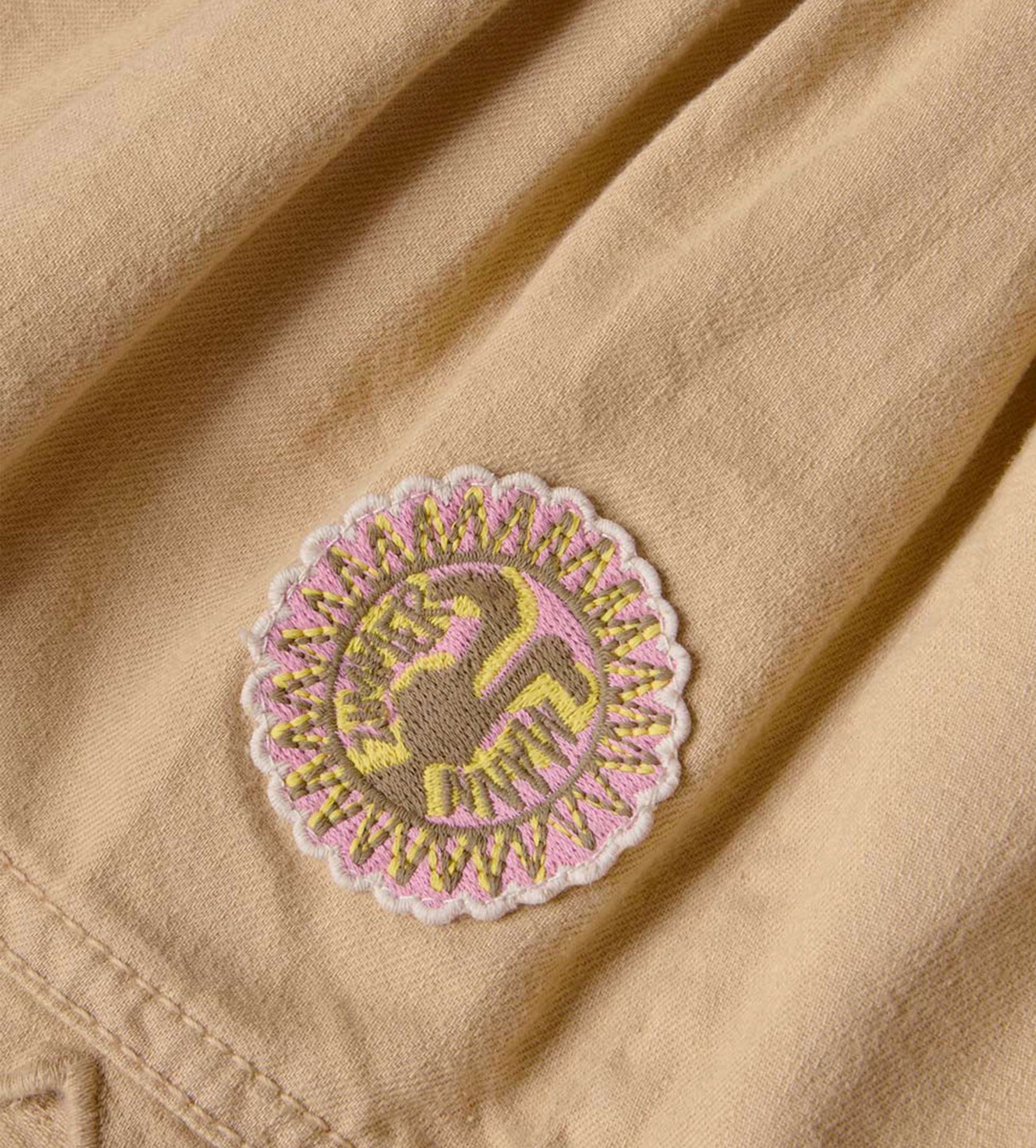 Zimmermann Daylight Denim Top in Khaki (Kids)