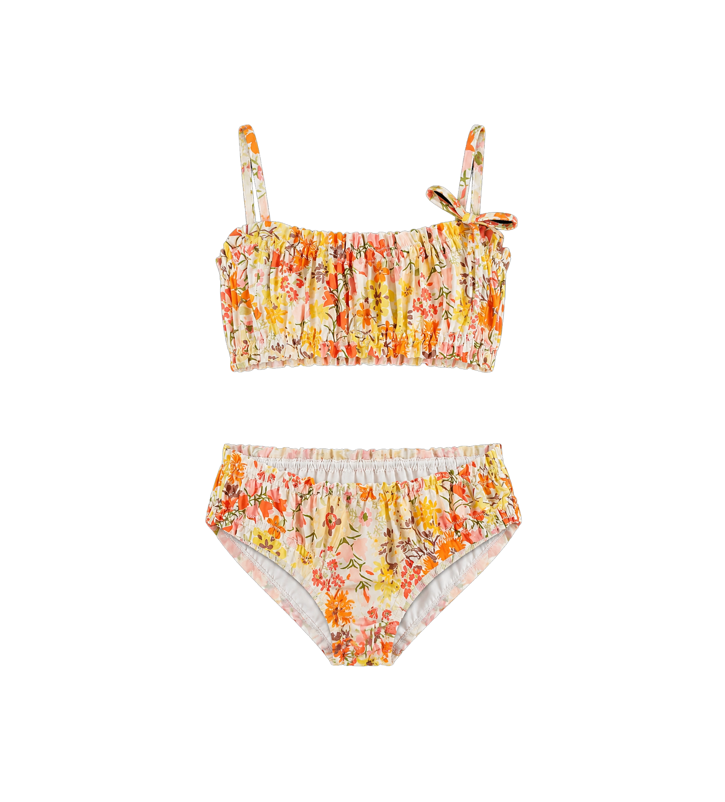 Kids Solstice Shirred Bikini Multicolour