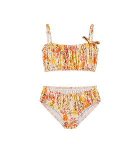Kids Solstice gesmokte bikini veelkleurig
