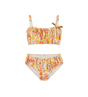 Kids Solstice gesmokte bikini veelkleurig