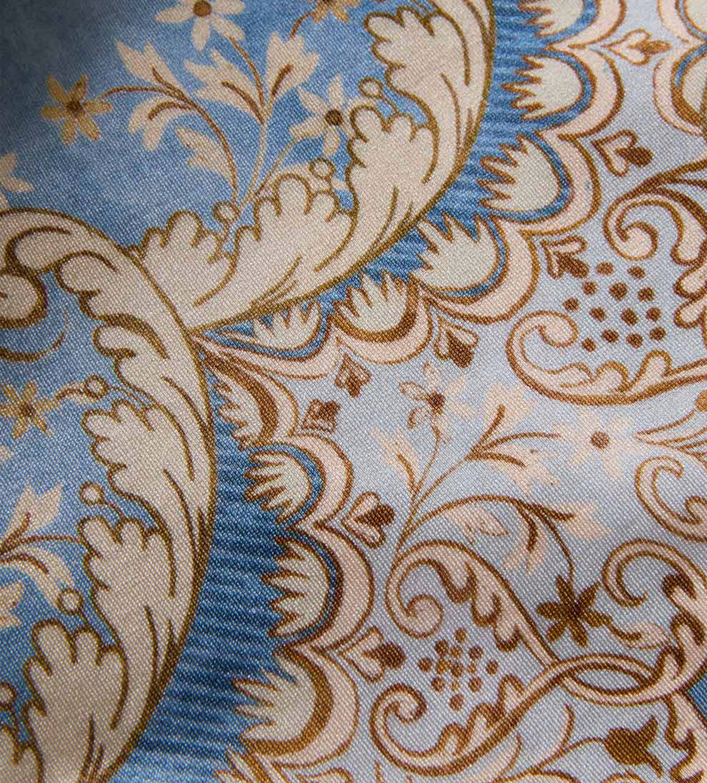 Zimmermann Daylight Shirred Bandana Floral Bikini in Denim Blue (Kids)