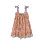 Kids Tie Front Dress Pink Floral