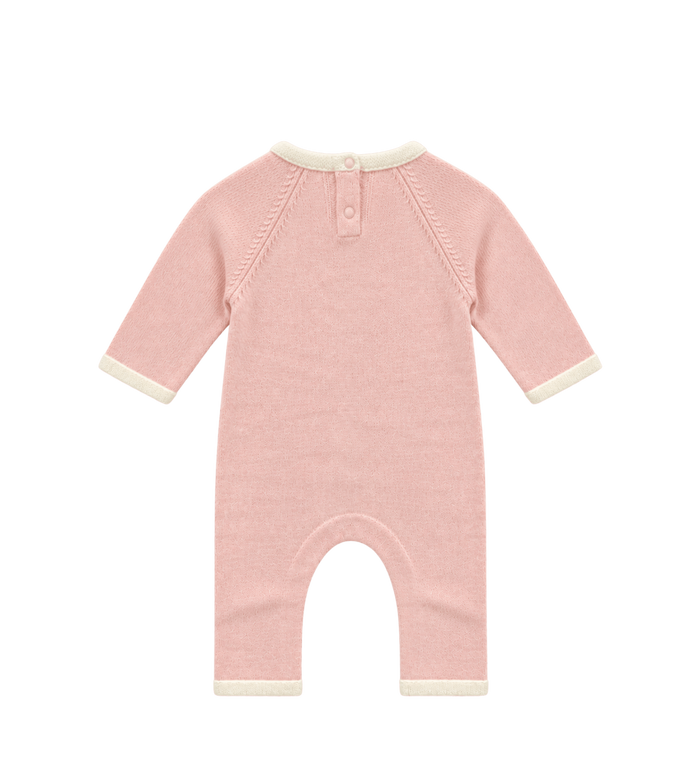 Baby jumpsuit beer roze